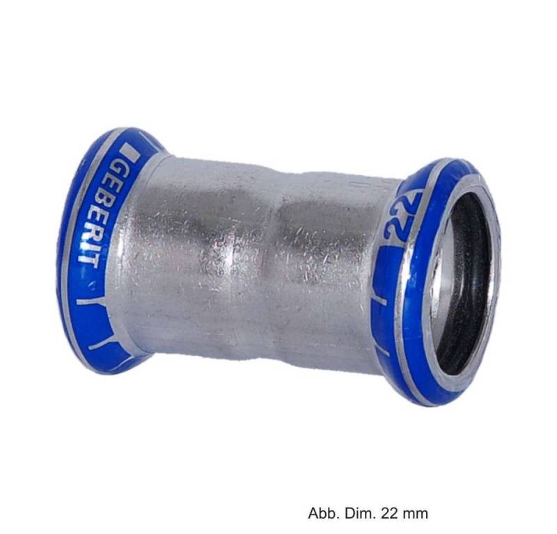 GEBERIT Wasserrohr Geberit Mapress Edelstahl Muffe 28 mm von GEBERIT