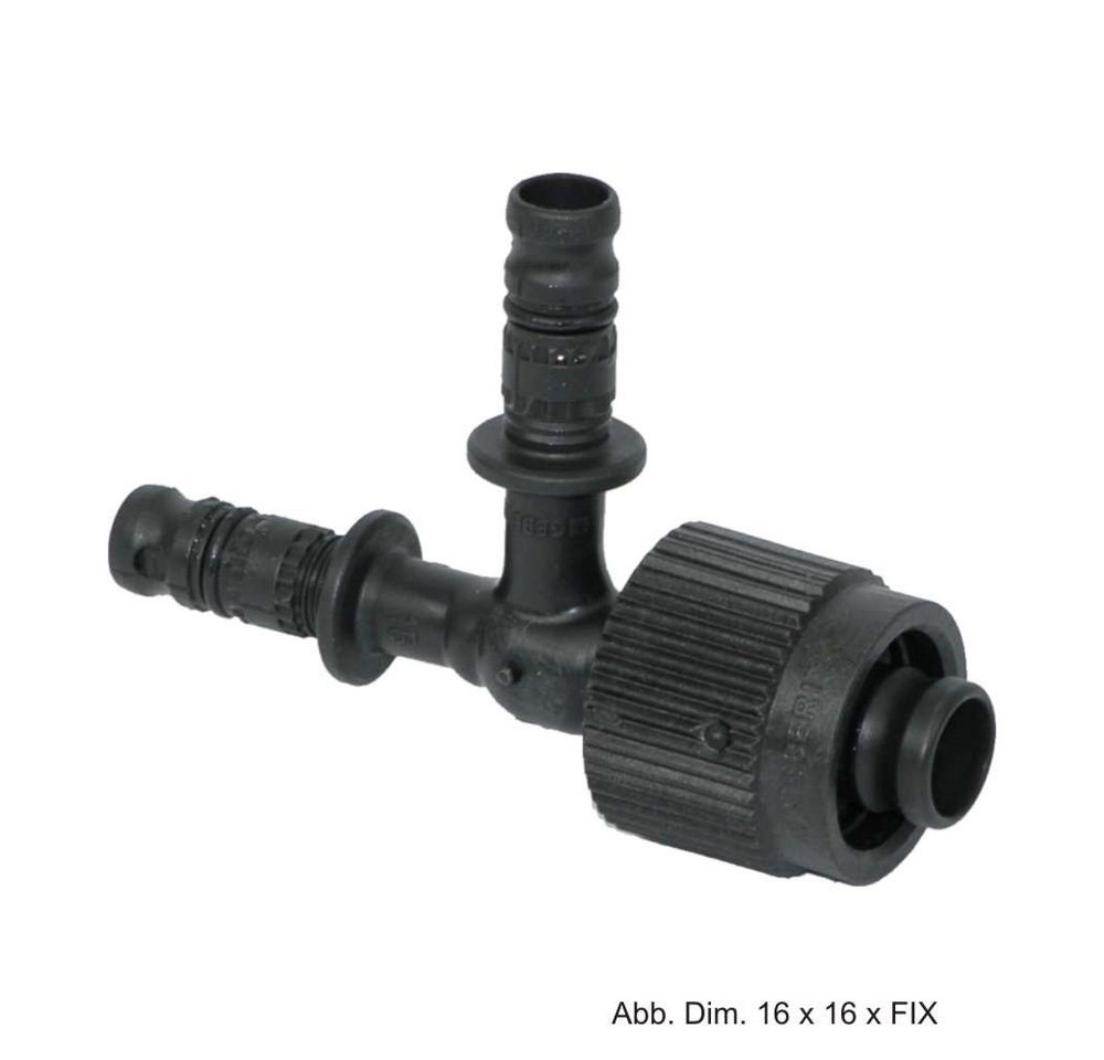 GEBERIT Wasserrohr Geberit MeplaFix T-Stück (PVDF) Fix - 16 mm - 16 mm von GEBERIT