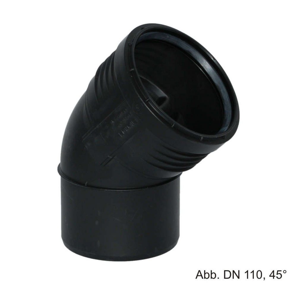 GEBERIT Wasserrohr Geberit Silent-PP Bogen mit 1 Muffe, DN 160-45° GEBERIT Wasserrohr Geberit Silent-PP Bogen mit 1 Muffe, DN 160-45° von GEBERIT