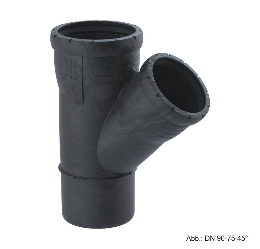 GEBERIT Wasserrohr Geberit Silent-Pro Abzweig mit Muffe, DN 90-70-45° GEBERIT Wasserrohr Geberit Silent-Pro Abzweig mit Muffe, DN 90-70-45° von GEBERIT