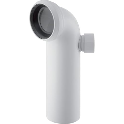 Geberit WC-Ablaufbogen 90 Grad in PP rechts mit eingeschweisstem Gewindestutzen 152615111 von Geberit