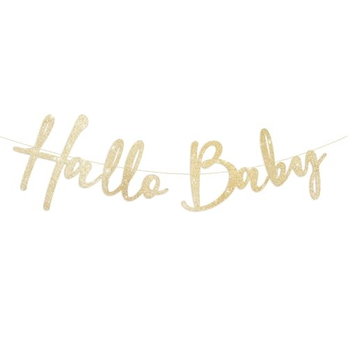 Hallo Baby Girlande zur Geburt Babyparty Hänge Deko für Baby Shower Geburtstag Taufe Babydusche Dekoration Banner Junge Mädchen Schwangerschaft Geschlecht Verraten Party Partyzubehör Hallo Baby Girlande zur Geburt Babyparty Hänge Deko für Baby Shower Geburtstag Taufe Babydusche Dekoration Banner Junge Mädchen Schwangerschaft Geschlecht Verraten Party Partyzubehör von GEBETTER
