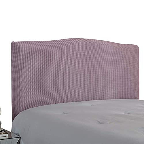 GEBIN Bett Kopfteil Hussen Stretch Bett Kopfteil Abdeckung Bettkopfteil Bezug Staubdicht Kopfteilbezug Schlafzimmer Dekor, Kopfteilbezug Staubdicht Verdicken (Helles Lila,120CM) von GEBIN