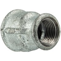 Temperguss-Gewindefitting verzinkt Reduziermuffe, ig x ig 2 x 3/4 Zoll, Typ 240, dvgw von GEBO