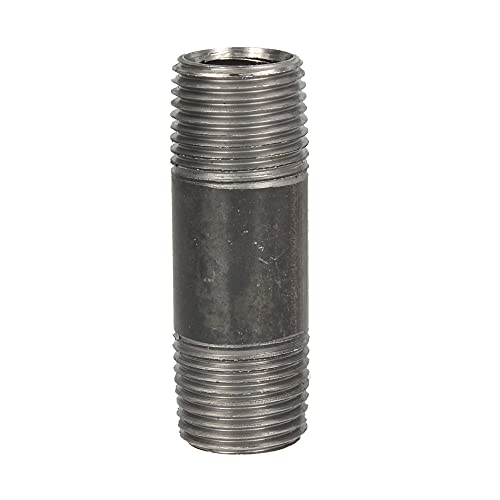 Rohrdoppelnippel - Langnippel Stahl schwarz, Typ 23, 1 1/2 Zoll x 150 mm von Gebo