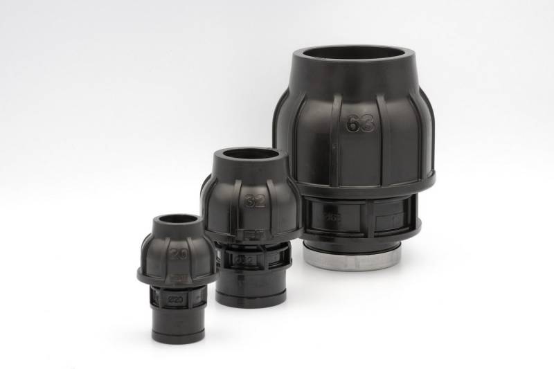 GEBO Steckfitting PE Rohr Verschraubung 25mm x 3/4 Zoll Innengewinde Anschluss Übergang von GEBO
