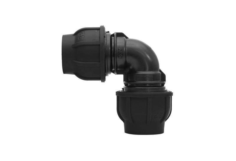 GEBO Steckfitting Plast Klemmverbinder Winkel 90° - für PE-Rohr - DVGW zugelassen, Ø 40 mm von GEBO
