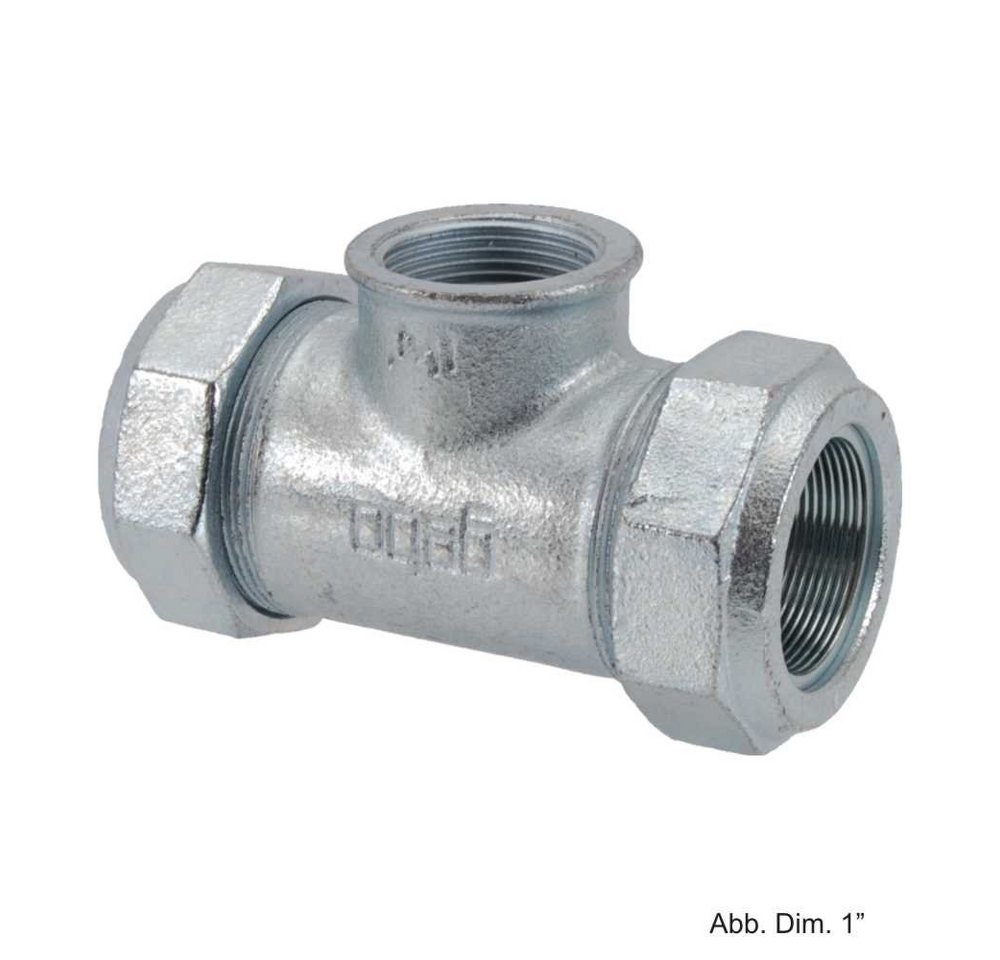 GEBO Wasserrohr GEBO Verschraubung verzinkt Typ T, 1" GEBO Wasserrohr GEBO Verschraubung verzinkt Typ T, 1" von GEBO