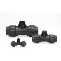 Gebo - pe Rohr T-Stück 25 mm x 1/2 Zoll Aussengewinde T-Stücke Verschraubung von GEBO