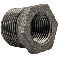 Gebo - Temperguss-Gewindefitting schwarz Reduziernippel, ag x ig 2 x 1 1/2 Zoll, Typ 241, dvgw Gebo - Temperguss-Gewindefitting schwarz Reduziernippel, ag x ig 2 x 1 1/2 Zoll, Typ 241, dvgw von GEBO
