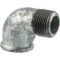 Gebo - Temperguss-Gewindefitting verzinkt Winkel 90°, ig x ag 2 Zoll, Typ 92, dvgw Gebo - Temperguss-Gewindefitting verzinkt Winkel 90°, ig x ag 2 Zoll, Typ 92, dvgw von GEBO