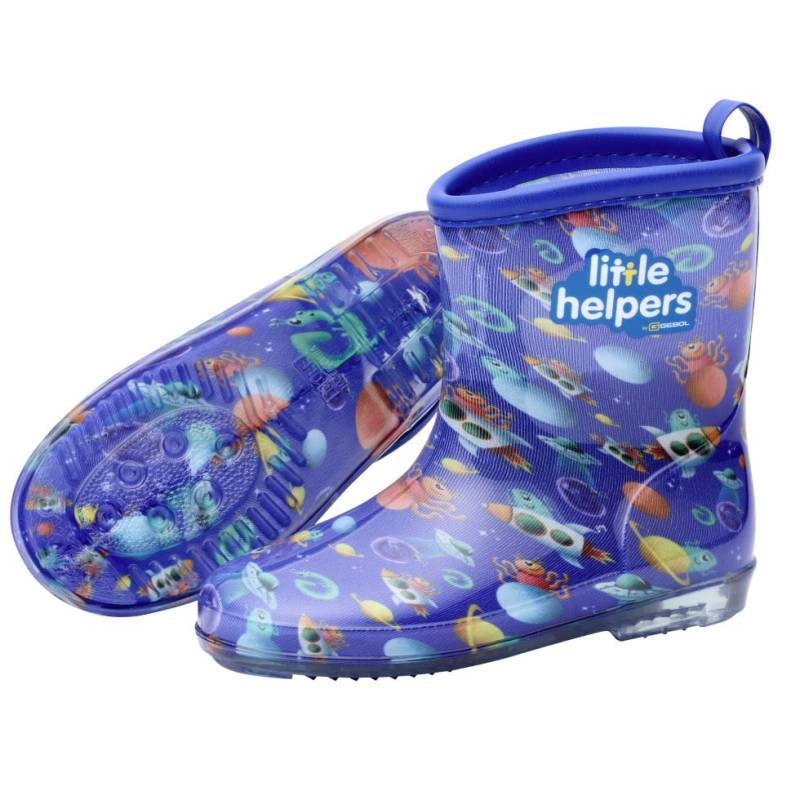 Gebol Gummistiefel Little Helpers Weltall blau Gebol Gummistiefel Little Helpers Weltall blau von GEBOL