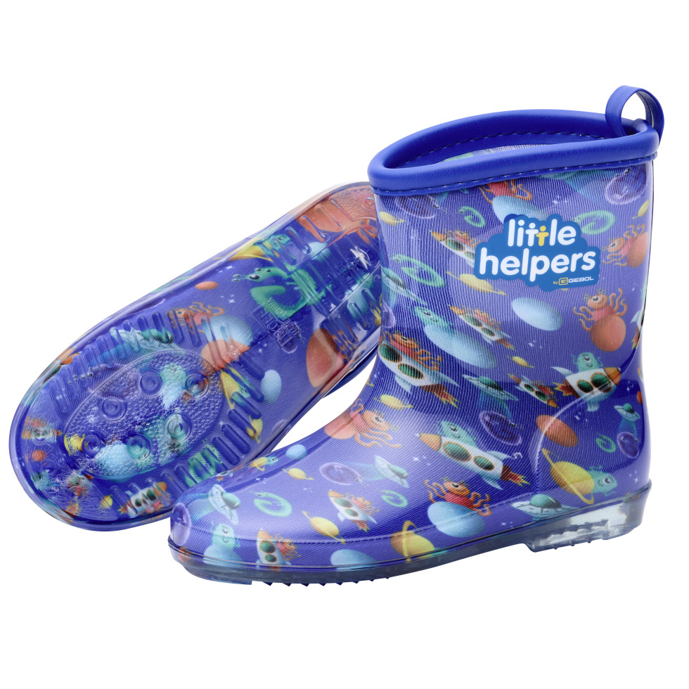 Gebol Gummistiefel Little Helpers Weltall blau Gebol Gummistiefel Little Helpers Weltall blau von GEBOL