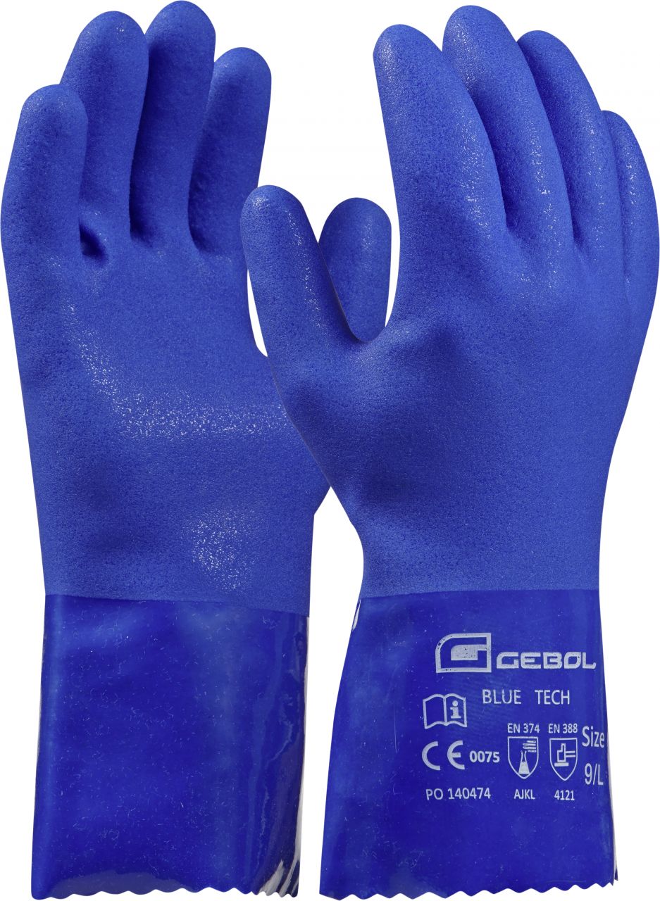 Gebol Handschuh Blue Tech blau, Gr. 10 von GEBOL