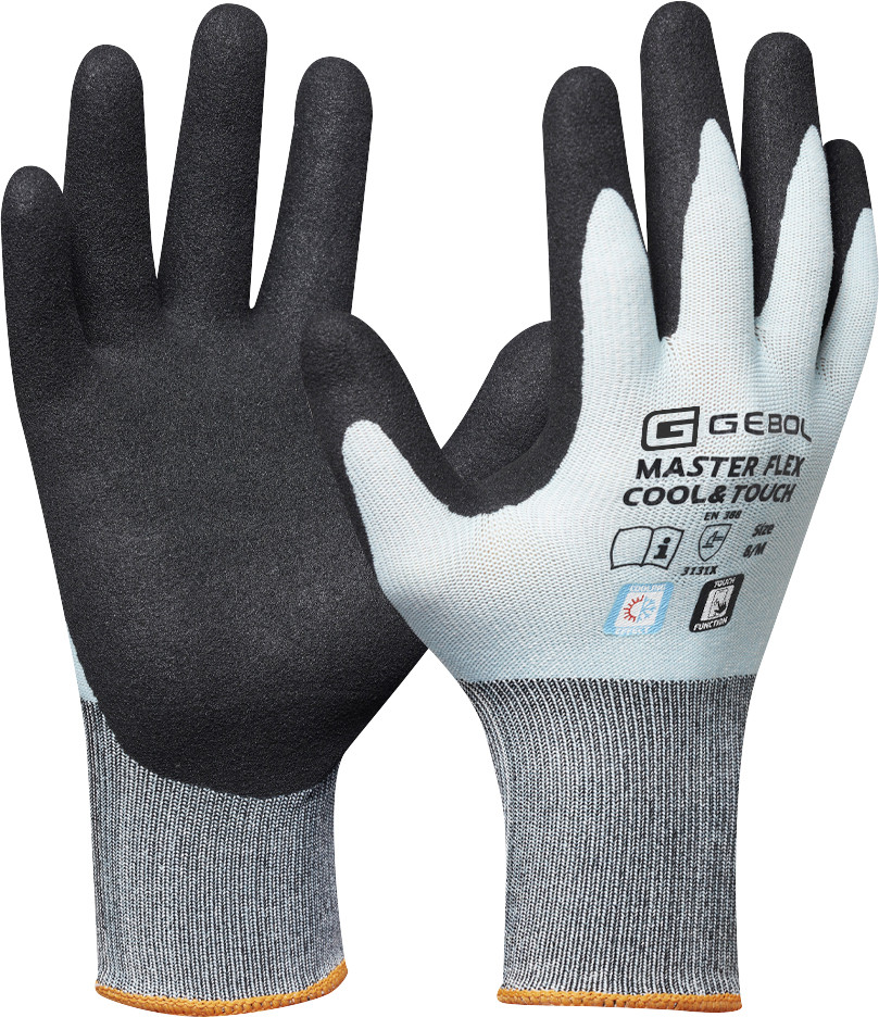 Gebol Handschuh Master Flex Cool&Touch blau/schwarz von GEBOL