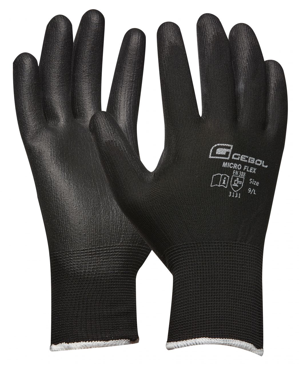 Gebol Handschuh Micro Flex schwarz von GEBOL