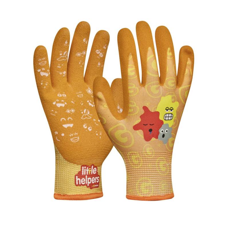 Gebol Kinder-Handschuhe Little Helpers Emoji orange von GEBOL