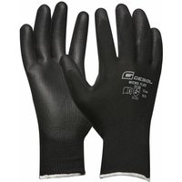 Handschuh Micro Flex Größe: 9 Arbeitshandschuh Schutzhandschuh schwarz - Gebol von GEBOL