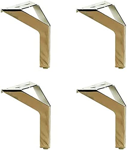 GEBSKI , | Trigeminusfuß | Sofa-Zubehör | Silber | Stützmöbel Möbelbeine for Beistelltische | Ersatzmöbelbeine for Sofa, 10 cm (Color : ORO, Size : 10cm) von GEBSKI