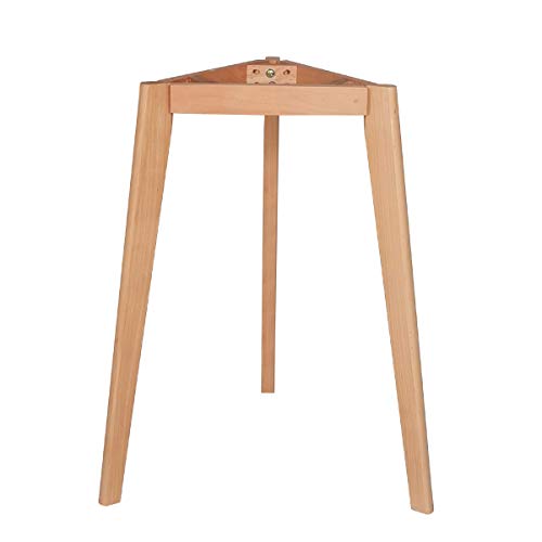 GEBSKI Tischmöbel-Möbelbeine 72 cm hohe dreieckige Stützmöbel-Möbelbeine for Couchtisch-Beistelltische, geeignetes Holz-Marmor-Glas (Color : Nero, Size : 20cm) von GEBSKI