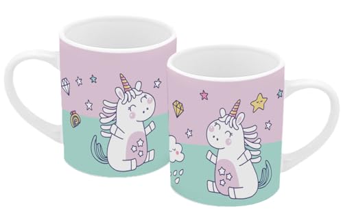 GEDA LABELS GmbH Ausmaltasse Einhorn 250ml von GEDA LABELS GmbH