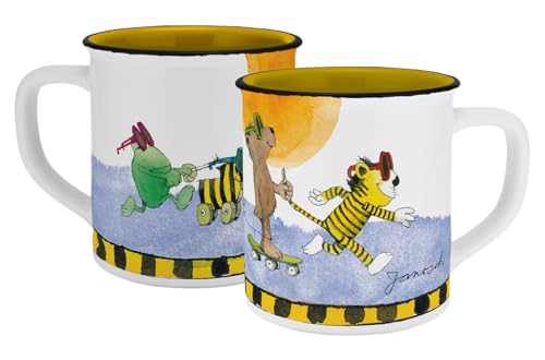 Tasse Janosch Fandom Emaille-Optik 400ml Tasse Janosch Fandom Emaille-Optik 400ml von GEDA LABELS GmbH