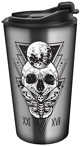 GEDA LABELS Coffee to go Iso-Becher Skull mystic 350ml von Gedalabels