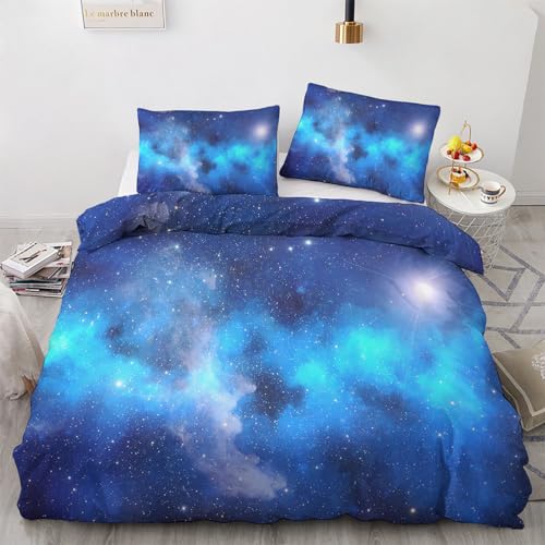 GEDAEUBA Galaxie Bettwäsche 135x200 - Kinder Weltraum Bettbezug 135 x 200 2er Set, Wendebettwäsche und Kissenbezug 80x80, Weiche & Angenehme Mikrofaser Bettwäsche-Sets mit Reißverschluss GEDAEUBA Galaxie Bettwäsche 135x200 - Kinder Weltraum Bettbezug 135 x 200 2er Set, Wendebettwäsche und Kissenbezug 80x80, Weiche & Angenehme Mikrofaser Bettwäsche-Sets mit Reißverschluss von GEDAEUBA