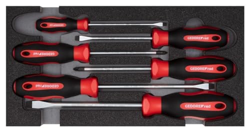 GEDORE red Schraubendreher-Satz im 1/3 Schaumstoffmodul, 6-teilig GEDORE red Schraubendreher-Satz im 1/3 Schaumstoffmodul, 6-teilig von Gedore Red