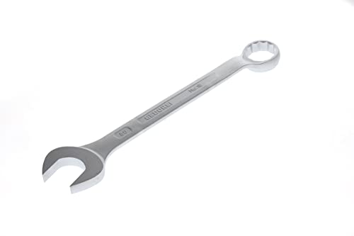 GEDORE Ring-Maulschlüssel, SW 80 mm, metrisch, gekröpft, abgewinkelt, 12-kant, Schraubenschlüssel, 1 B 80 von GEDORE