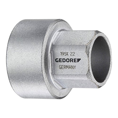 GEDORE Steckschlüsseleinsatz 1/2 Zoll kurz, 22 mm, 1 Stück, 19 SK 22 von GEDORE
