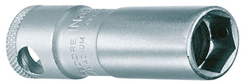GEDORE 53 MH Zündkerzeneinsatz mit Magnet 16 mm 3/8 Zoll, 1 Stück, 6363390 von GEDORE