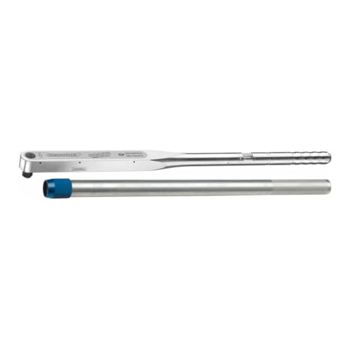 GEDORE Aluminium Drehmomentschlüssel DREMOMETER 3/4" 520-1000 Nm mit Doppelvierkant und Verlängerungsrohr, mit Zertifikat von GEDORE