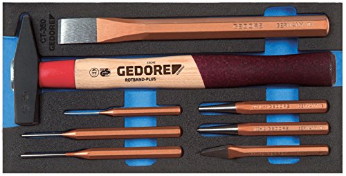 GEDORE Meißel-Sortiment in Check-Tool-Modul, 1 Stück, 1500 CT1-350 von GEDORE
