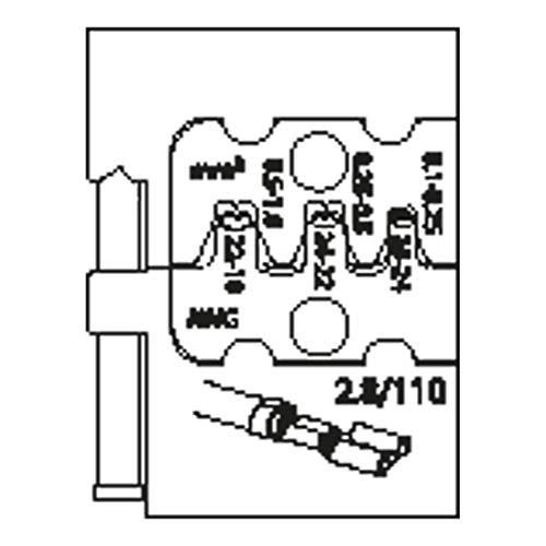 GEDORE Modul-Einsatz für Flachsteckhülsen 2,8, 1 Stück, 8140-09 von GEDORE