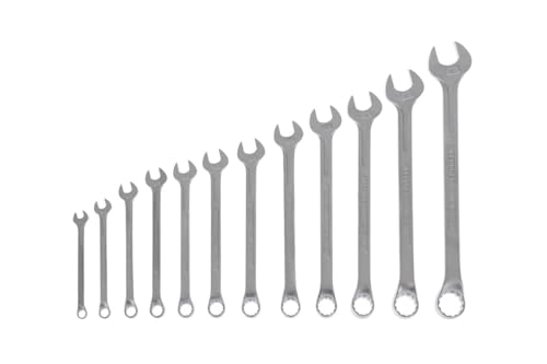 GEDORE Ring-Maulschlüssel-Satz, 12-teilig, SW 6-19 mm, gekröpft, 12-kant, UD-Profil, Schraubenschlüssel Set, 1 B-0112 von GEDORE