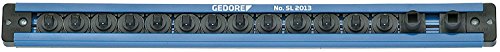 GEDORE Steckleiste 3/8 Zoll magnetisch, 480 mm, 14 Steckplätze, 1 Stück, SL 3014 von GEDORE