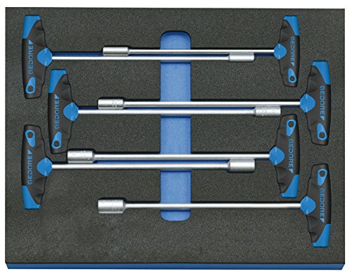 GEDORE Steckschlüssel-Satz in Check-Tool-Modul, 8-teilig, 1 Stück, 2005 CT2-2133 T von GEDORE