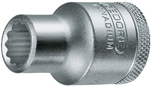 GEDORE Steckschlüsseleinsatz 1/2 Zoll 12-kant 1/2 W, 1 Stück, D 19 1/2W GEDORE Steckschlüsseleinsatz 1/2 Zoll 12-kant 1/2 W, 1 Stück, D 19 1/2W von GEDORE