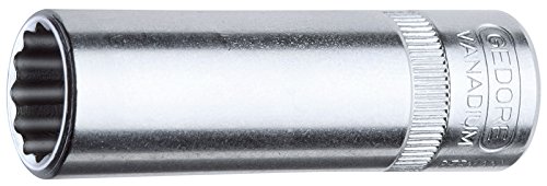 GEDORE Steckschlüsseleinsatz 1/4 Zoll lang UD-Profil 3/16 Zoll, 1 Stück, D 20 L 3/16AF von GEDORE