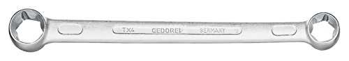 GEDORE TX-4 E14xE18 Doppelringschlüssel; Gerade Design; Für Außen TX-Schrauben; Professionelles Handwerkzeug; Langlebig & Präzise GEDORE TX-4 E14xE18 Doppelringschlüssel; Gerade Design; Für Außen TX-Schrauben; Professionelles Handwerkzeug; Langlebig & Präzise von GEDORE