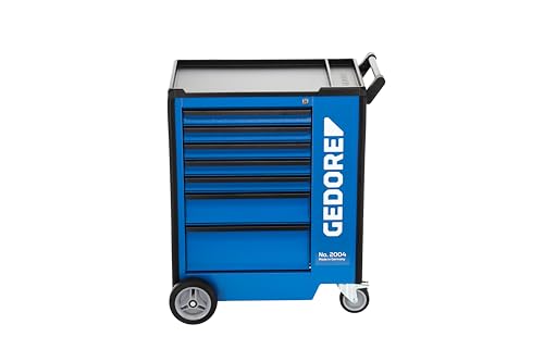 Gedore ABS Rollenschrank 7 Schubladen mit Rollen, 985mm x 775mm x 475mm von GEDORE