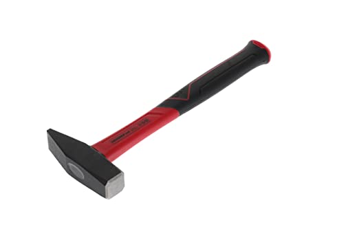 GEDORE red Schlosserhammer mit Fiberglasstiel, 800 g Kopfgewicht, Hammer mit Fiberglasgriff, Werkzeug, geschmiedet, R92120032 von GEDORE red