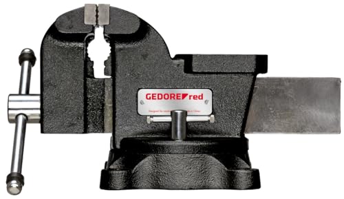 GEDORE red Parallel-Schraubstock mit Amboss, drehbar, nach vorn öffnend, zentrisch, Spannkraft 25 KN, R93800150 von Gedore Red