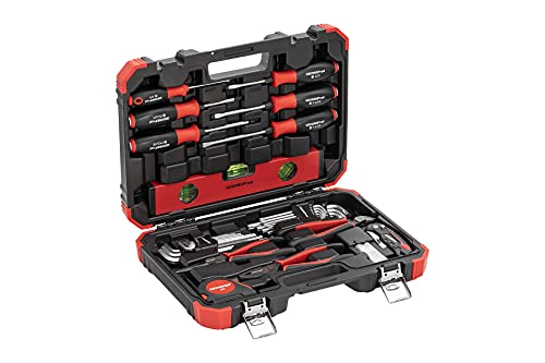 GEDORE red Werkzeugs-Satz, Set 43-teilig, gefüllt, Werkzeug für Hand- und Heimwerker, im Kunststoffkoffer, R38003043 von GEDORE red
