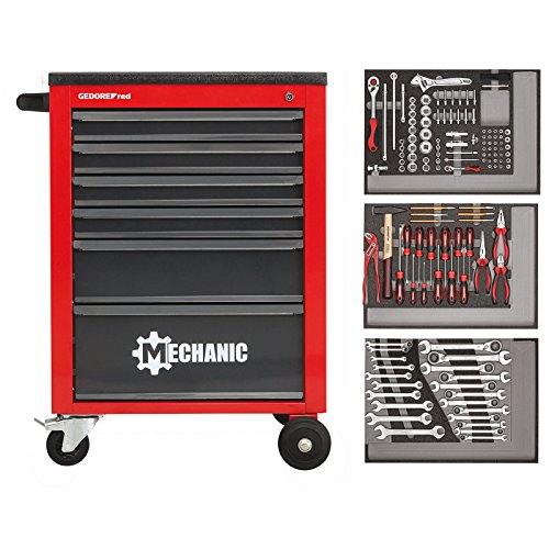 GEDORE red Werkzeugsatz im Werkstattwagen MECHANIC 129-teilig GEDORE red Werkzeugsatz im Werkstattwagen MECHANIC 129-teilig von Gedore Red