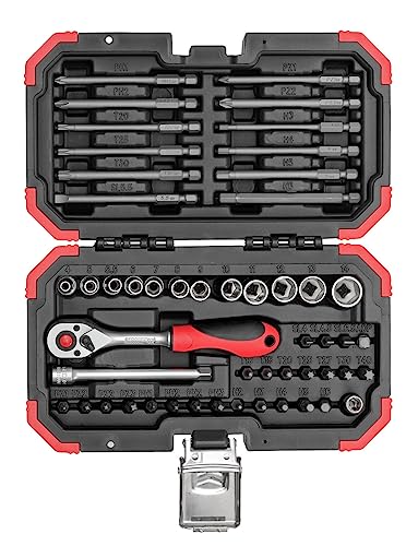 GEDORE red Bit-Satz 1/4 Zoll 51-teilig (PH, PZ, TX, IN, SL), inkl. Lang-Bits GEDORE red Bit-Satz 1/4 Zoll 51-teilig (PH, PZ, TX, IN, SL), inkl. Lang-Bits von Gedore Red