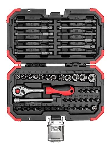 GEDORE red Bit-Satz 1/4 Zoll 51-teilig (PH, PZ, TX, IN, SL), inkl. Lang-Bits von GEDORE