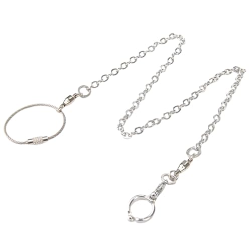 GEDOX Papageienfußkette – Fußkette für – Seil für Vögel | Zuggeschirr für Innenspatzen | -Geschirr aus Edelstahl von GEDOX