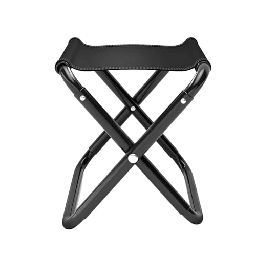 GEDOX Tragbarer Klapphocker – Klapphocker für Camping | tragbarer Angelhocker | Leichter Klappstuhl aus Aluminium | Campingstuhl faltbar mit Tragetasche von GEDOX